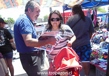 Entidad del Gobierno entrega información de importancia en Persa Teniente Cruz de Pudahuel