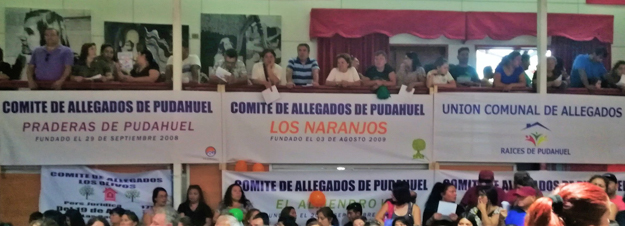 Alcalde de Pudahuel ofrece dos mil millones de pesos a la naciente Unión Comunal de Comités de Allegados de la Comuna