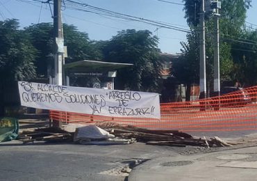 Continúan las protestas con bloqueos de calles en Pudahuel