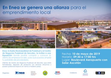Hoy viernes se inicia exposición de clientes del Centro de Negocios Pudahuel de Sercotec