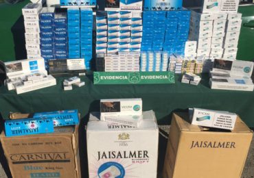 Con más de mil cajetillas de cigarrillos ilegalmente ingresados al país, carabineros detuvieron a un sujeto en Pudahuel