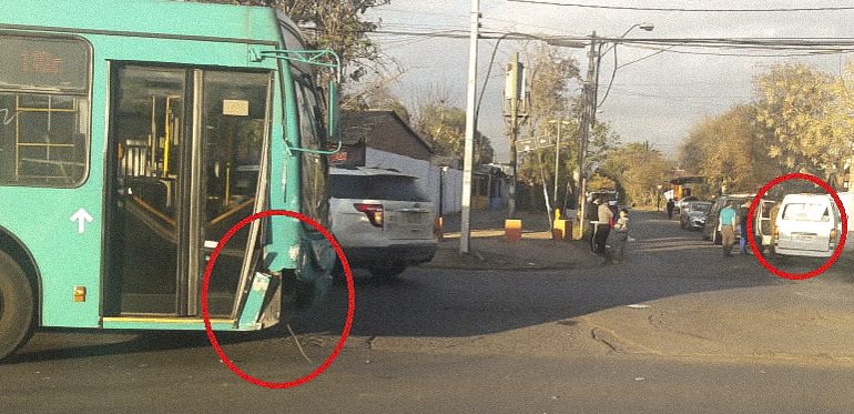 Nuevo accidente de tránsito inquieta a vecinos de Teniente Cruz con Quebec