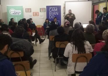 Carabineros de la 45 Comisaría realiza dialogo ciudadano de seguridad en Cerro Navia