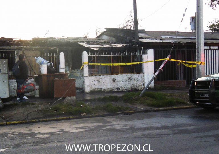 Incendio destruye casa en donde vivían personas de nacionalidad haitiana