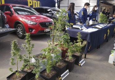 Incautan tres mil millones de pesos en cocaína y marihuana en Cerro Navia