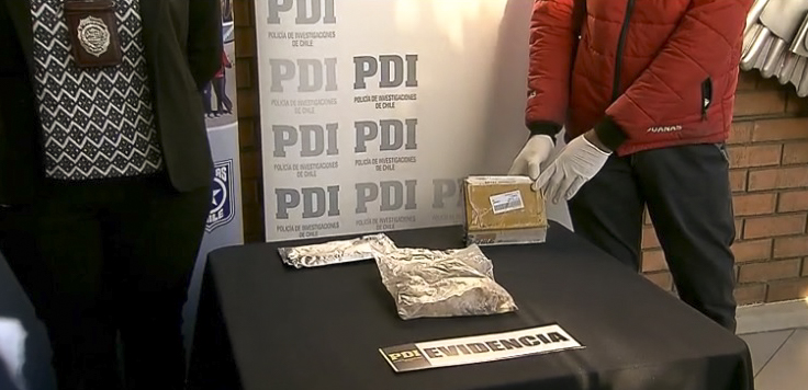 Se incauta peligrosa droga sintética en el aeropuerto de Pudahuel que es inédita en Latinoamérica
