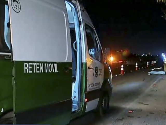 En Pudahuel muere hombre atropellado en la ruta 68