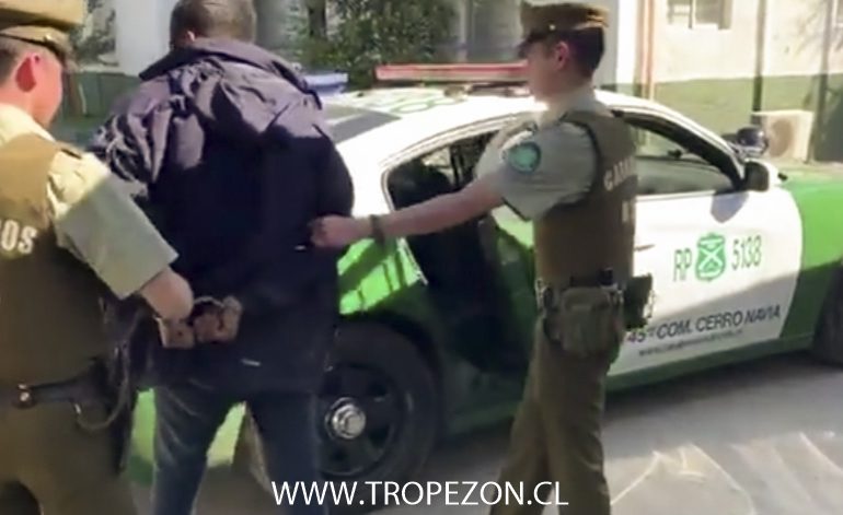 45 Comisaría detiene a hombre por homicidio frustrado en Cerro Navia