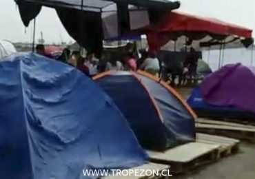 Toma Violeta Parra Barranca: Cientos de vecinos buscan una solución habitacional