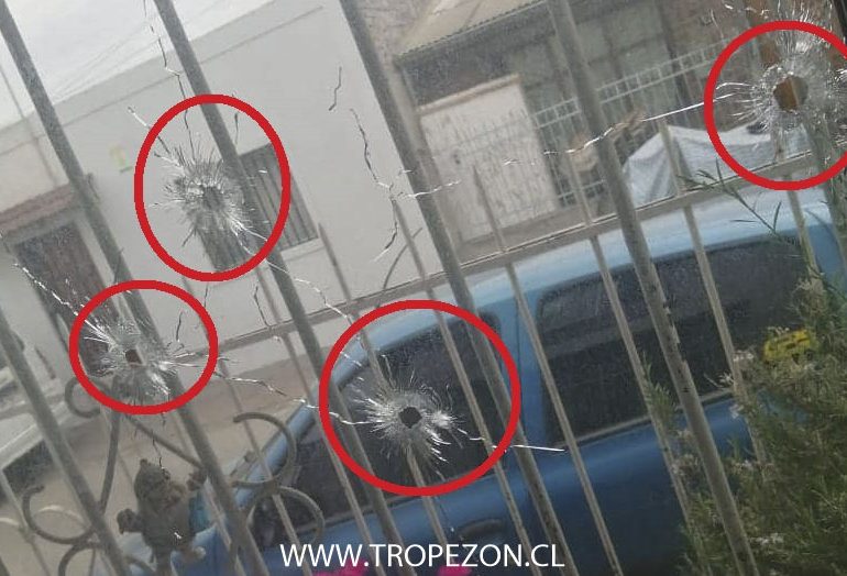 Atacan a balazos casa de la madre de dirigenta social en Pudahuel