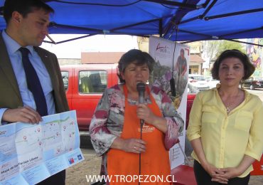 Ferias Libres de Cerro Navia realizan campaña informativos parta sus usuarios