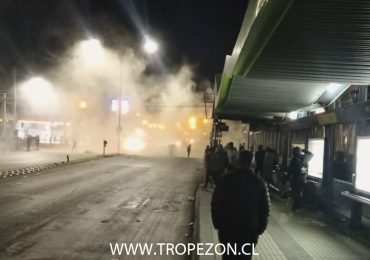 Pudahuel se manifiesta con protestas y cacerolazos
