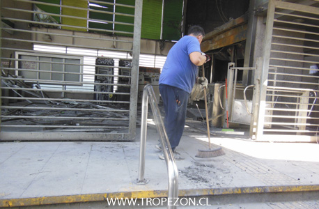 Comienzan las reparaciones de la estación Metro Laguna sur en Pudahuel
