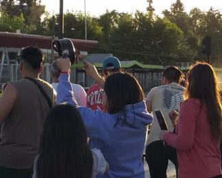 Cacerolazos en las afueras del metro Pudahuel