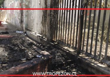 Incendio quema pertenencias de hombre en situación de calle en Pudahuel