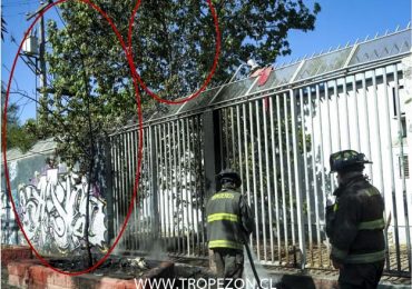 En menos de una semana queman pertenecías de gente en situacion de calle en Pudahuel