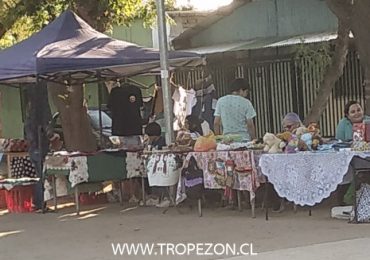 Todos están invitados: Vecinos y vecinas realizan "Feria Navideña Popular" en Plaza El Cobre de Pudahuel