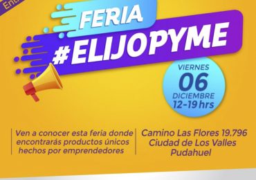 Apoya emprendimientos de Pudahuel este viernes en la Feria "ElijoPyme"