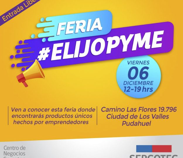 Apoya emprendimientos de Pudahuel este viernes en la Feria "ElijoPyme"