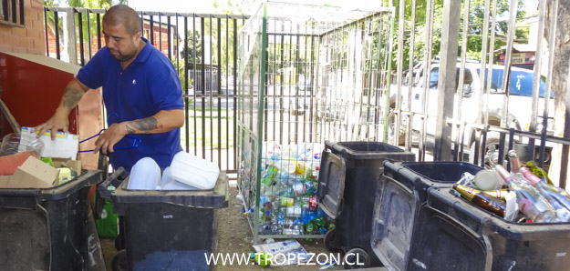 Gran aporte de junta de vecinos al habilitar espacio que permite el reciclaje en Pudahuel 