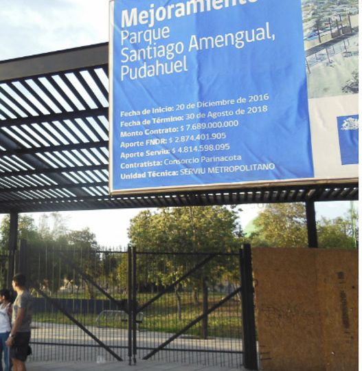 Vecinos acusan ola de asaltos y aumento en consumo de alcohol en Parque Santiago Amengual de Pudahuel