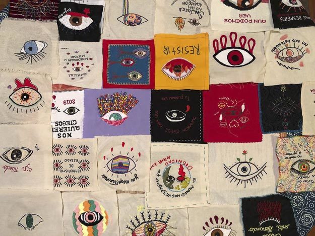 Fuente: "Borda sus ojos", homenaje a víctimas de lesión ocular en Museo de la Memoria.
