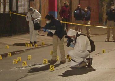 Balacera en Pudahuel sur deja una persona muerta