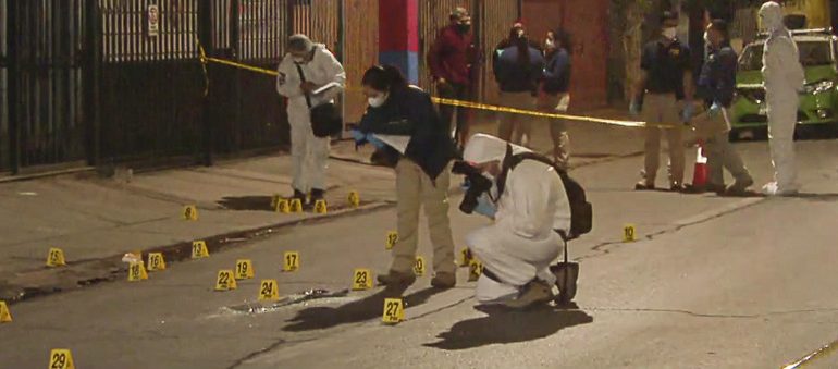 Balacera en Pudahuel sur deja una persona muerta