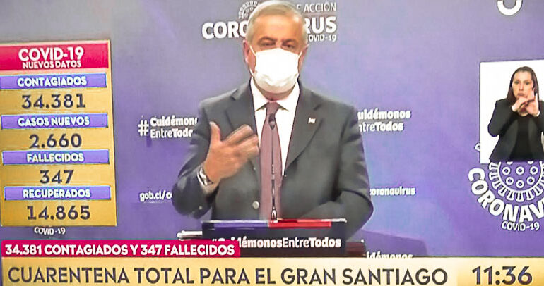 Pudahuel y todo el gran Santiago con cuarentena total