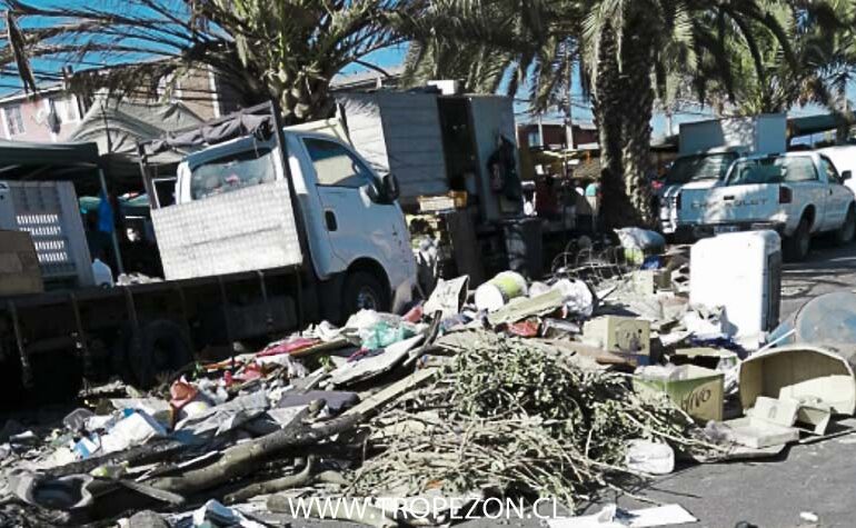 Vecinos de Pudahuel sur denuncian foco de infección por basural en su sector