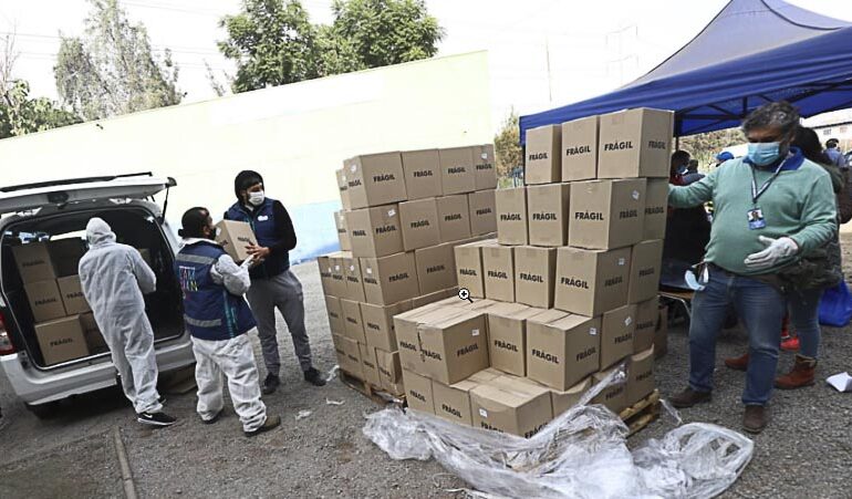 “Alimentos para Chile”: Así reparte Cerro Navia las cajas de mercadería entregadas por el Gobierno