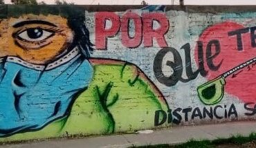 Pudahuel: Mesa Social por la Salud realiza mural para fomentar el autocuidado durante la pandemia