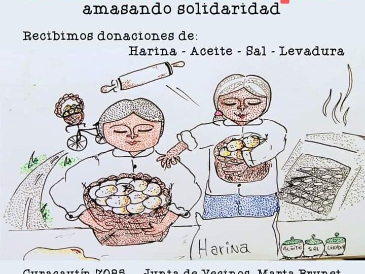 Bicipan: Vecinos de villa Marta Brunet reparten pan en bicicleta a personas necesitadas