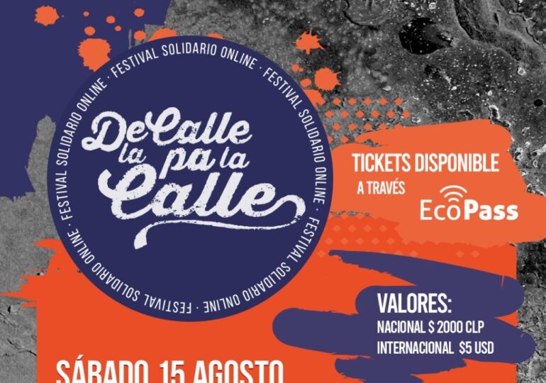 Colectivo De la Calle Pa la Calle organiza evento solidario online con más de 40 artistas nacionales