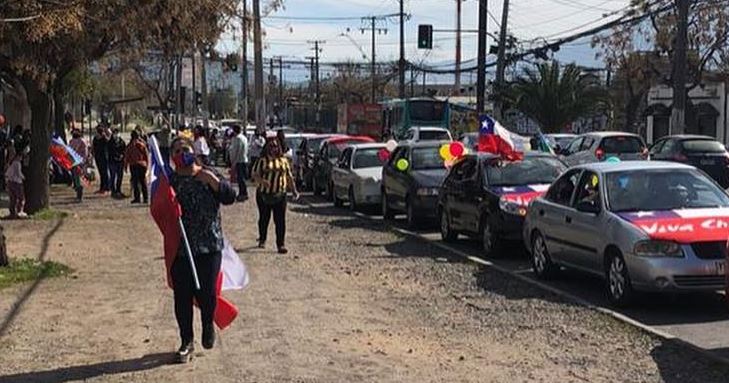Pudahuel: Unión comunal de Allegados “Juntos Podemos” realiza masiva caravana por el “Apruebo”
