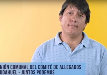 Unión Comunal de Comités de Allegados de Pudahuel tuvo su espacio en la franja electoral del plebiscito
