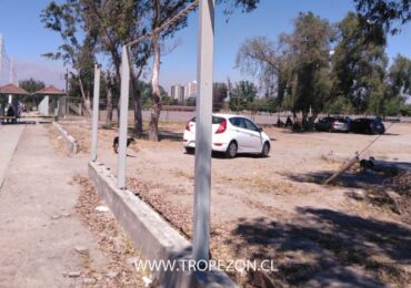 Grave daño al patrimonio de Pudahuel: Roban reja perimetral de Parque “La Infancia”
