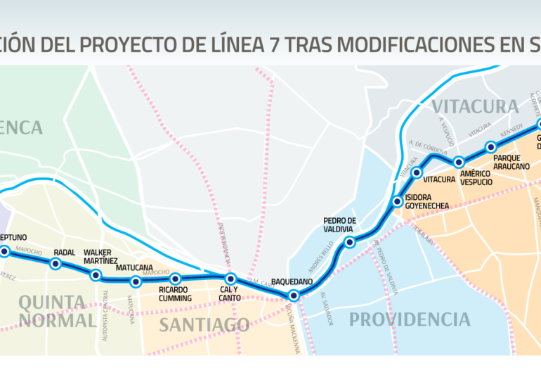 Se aprueba Estudio de Impacto Ambiental para puesta en marcha de Línea 7 de Metro en Cerro Navia