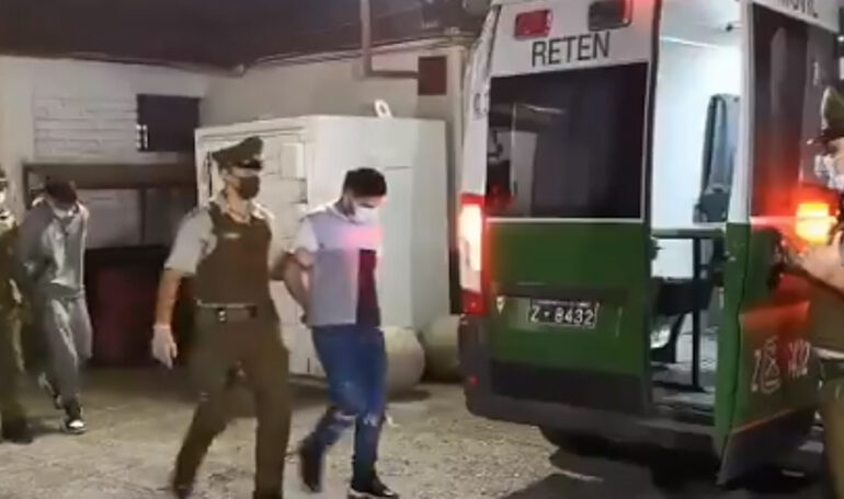 Oportuno aviso a carabineros permite la detención de seis delincuentes en Pudahuel
