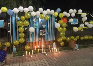 Vecinos de Pudahuel levantan altar en homenaje a “Tomasito”