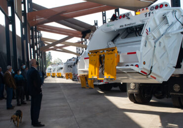 Con camiones nuevos y de alta tecnología Transfich inicia recolección de basura domiciliaria en Pudahuel