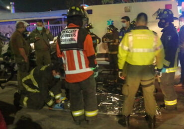 Carabinero en motocicleta sufrió accidente en Pudahuel
