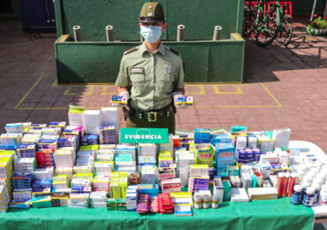 Confiscan más de 500 fármacos en feria libre de Pudahuel