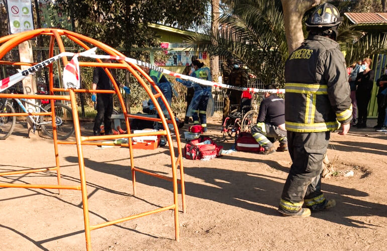 Muere mujer en plena vía pública en Pudahuel