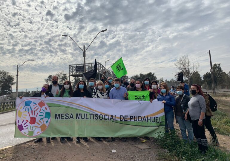 Vecina exige soterrar Ruta 68: “No por ser pudahuelinos debemos ser patio trasero de Santiago”