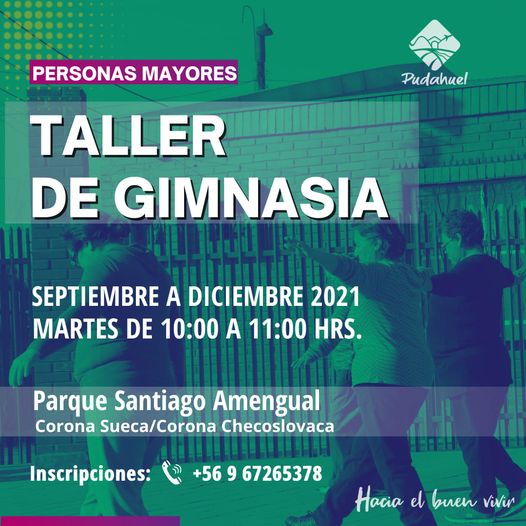 Programa “Personas Mayores” invita a vecinos de tercera edad a inscribirse en taller de gimnasia