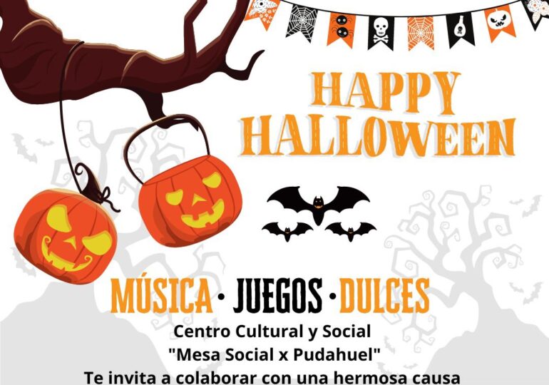 Mesa Social Pudahuel parte campaña para regalar 2 mil bolsas de dulces en Hallowen