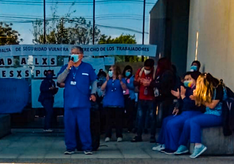 Personal de salud del hospital Félix Bulnes de Cerro Navia inicia manifestaciones exigiendo mayor seguridad
