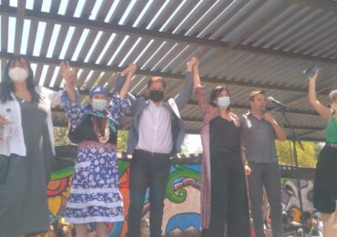 Gabriel Boric visita Pudahuel con cerca de mil personas en Parque Santiago Amengual