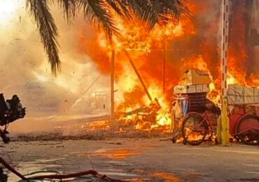 Incendio destruye inmueble destinado a bodega en Pudahuel